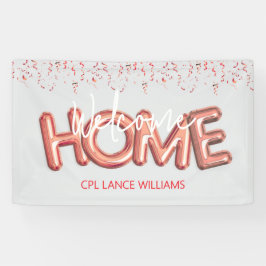 Welcome Home Patriotic Military Hero Party Poster Banner