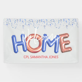 Welcome Home Patriotic Military Hero Party Poster Banner