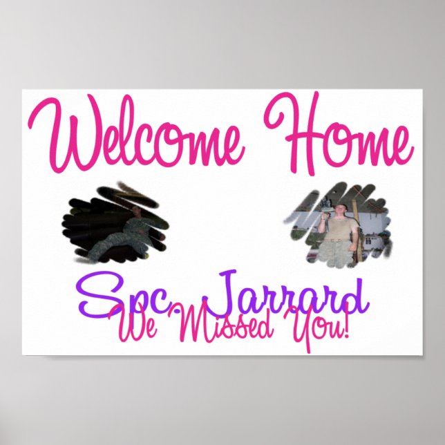 Welcome Home Poster (Vorne)