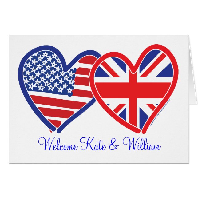 Welcome Kate & William/ Royal Wedding (Vorderseite (Horizontal))