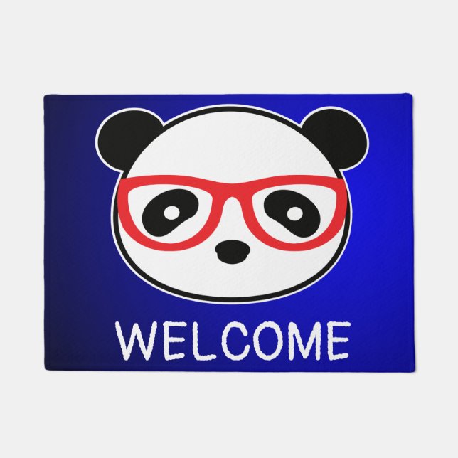 Welcome Mat Panda Bear Fußmatte (Vorderseite)