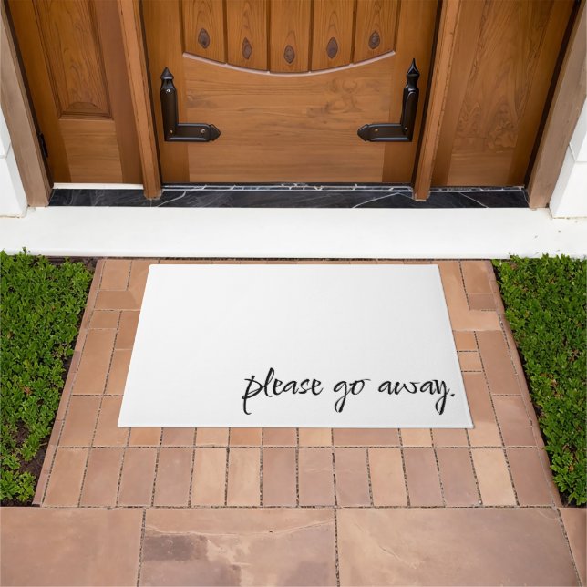 Welcome Mat - Please Go Away. Fußmatte (Außenbereich)