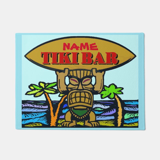 Welcome Mat, Tiki Bar Fußmatte (Vorderseite)