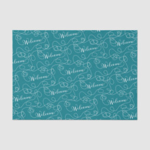 WELCOME nahtlose Muster mit LINIEN Seidenpapier