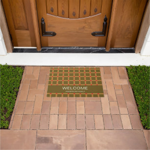 Welcome Personalisiert Monogram Fußmatte