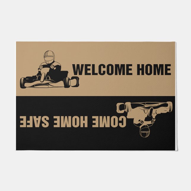 Welcome Race Mat, Custom Man doormat Fußmatte (Vorderseite)