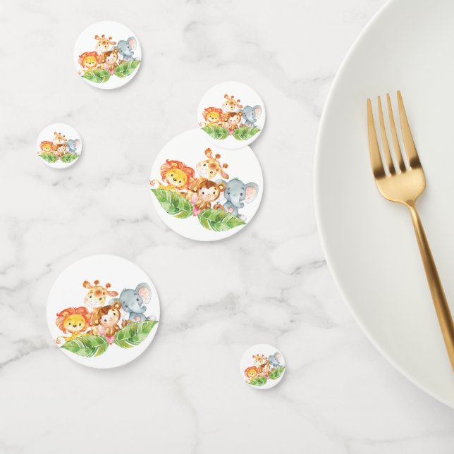 Welcome Safari Jungle Baby Dusche Konfetti (Gruppe)