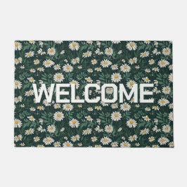 Welcome Summer Daisies Fußmatte
