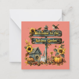 Welcome to Automn Mitteilungskarte