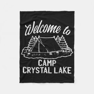 Welcome To Camp Crystal Lake Fleecedecke