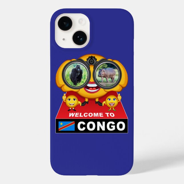 Welcome to Congo Case-Mate iPhone 14 Hülle (Rückseite)