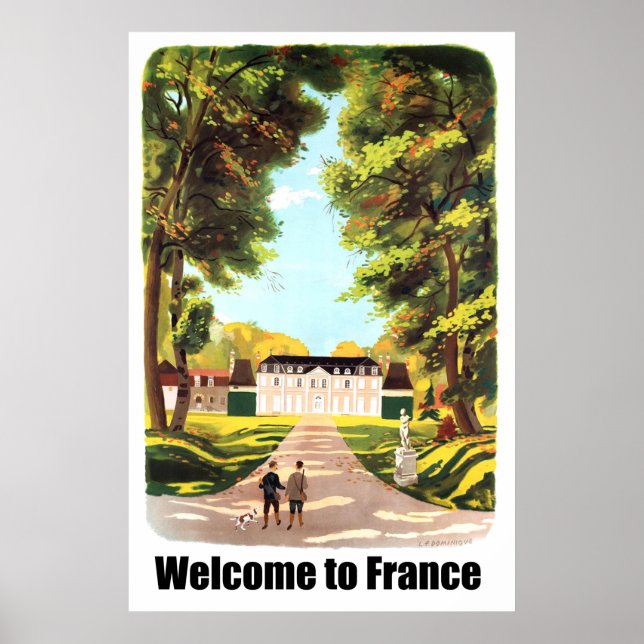 Welcome to France Poster (Vorne)
