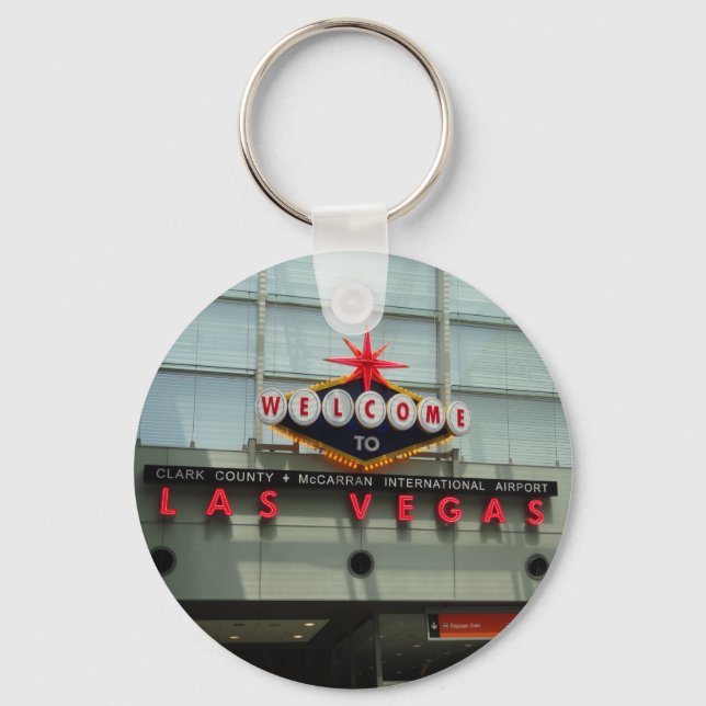 Welcome to Las Vegas Airport Sign Keychain Schlüsselanhänger (Vorderseite)