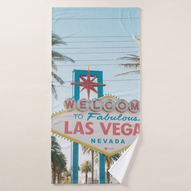 WELCOME TO LAS VEGAS BADEHANDTUCH (Badehandtuch)