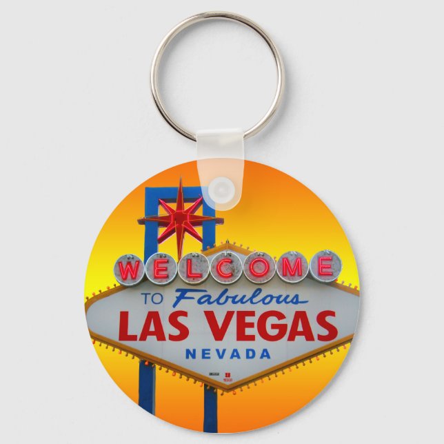 Welcome to Las Vegas Keychain Schlüsselanhänger (Vorderseite)