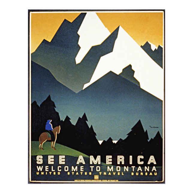 Welcome to Montana, Fotodruck (Vorne)