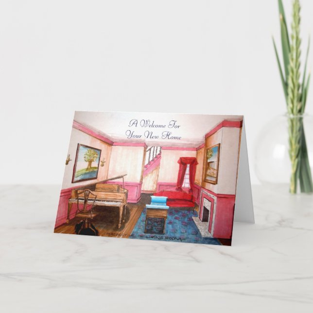 Welcome To New Home Federal Style Rendered Perspec Ankündigung (Vorderseite)