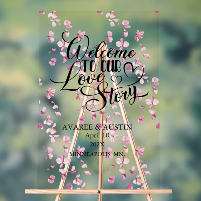 Welcome to Our Love Story Wedding (Neutre)
