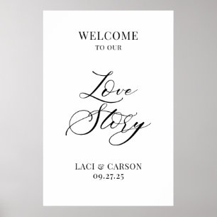 Welcome to our wedding poster
