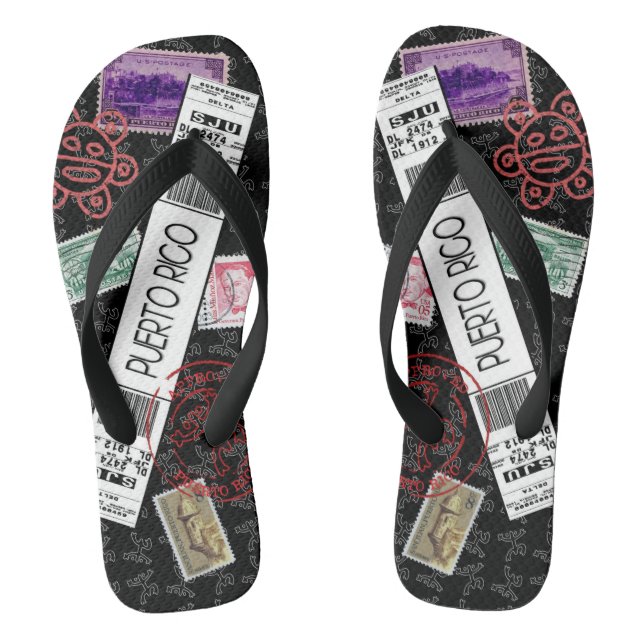 Welcome to Puerto Rico Flip Flops (Fußbett)