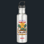Welcome To Sandy Toes Summer Beach  Edelstahlflasche<br><div class="desc">This Welcome To Sandy Toes Summer Beach stainless steel water bottle design is perfect for beach lovers and a nice add to your beach accessories list.</div>