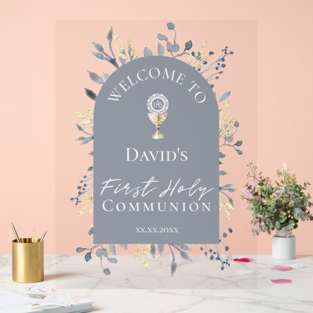welcome to the First Communion Acrylic Sign Acrylschild (Hochzeit)