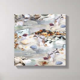 Welcome to the Seaside Leinwanddruck