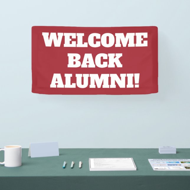 Welcome Zuhause Alumni Banner (Messe)