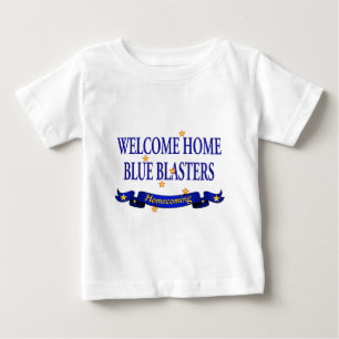 Welcome Zuhause Blue Blasters Baby T-shirt