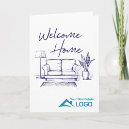 Welcome Zuhause Custom Real Anwesen Card Karte