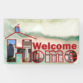 Welcome Zuhause Custom Vinyl Banner 3' x 5
