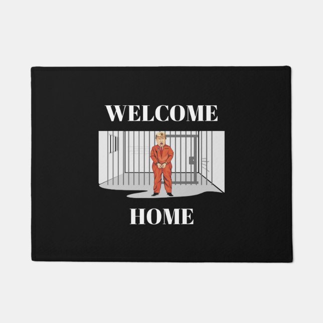 Welcome Zuhause Door Mat Fußmatte (Vorderseite)