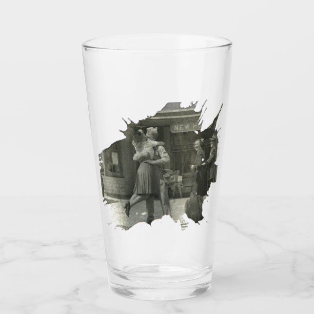 Welcome Zuhause Glas (Vorderseite)