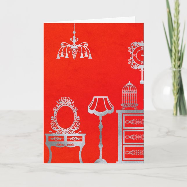 Welcome Zuhause Karte (Vorderseite)