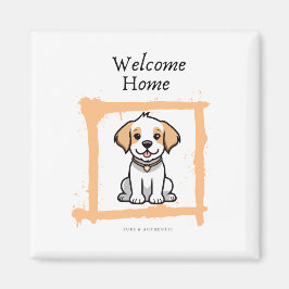 Welcome Zuhause Kühlschrankmagnet