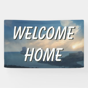 Welcome Zuhause Landswater-Banner Banner