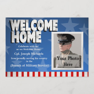 Welcome Zuhause/ Militär Einladung