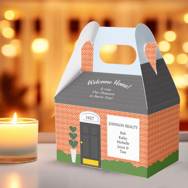 Welcome Zuhause Personalisiert Realtor Geschenkbox Geschenkschachtel (Von Creator hochgeladen)