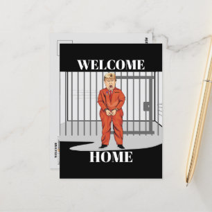 Welcome Zuhause Postcard Postkarte