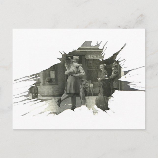 Welcome Zuhause | Postkarte (Vorderseite)