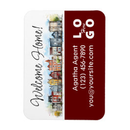 Welcome Zuhause Real Anwesen Closing-Geschenk Magnet