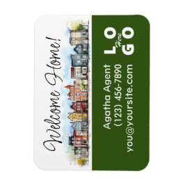 Welcome Zuhause Real Anwesen Closing-Geschenk Magnet