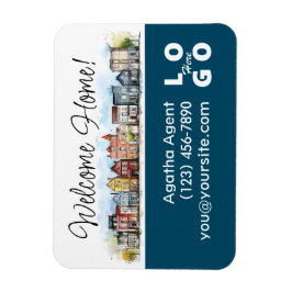 Welcome Zuhause Real Anwesen Closing-Geschenk Magnet