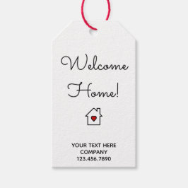 Welcome Zuhause Real Anwesen Käuferschließung Geschenkanhänger