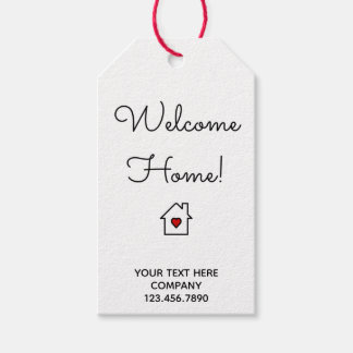 Welcome Zuhause Real Anwesen Käuferschließung Geschenkanhänger