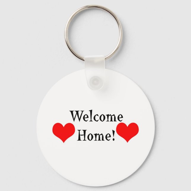 Welcome Zuhause Schlüsselanhänger (Vorderseite)
