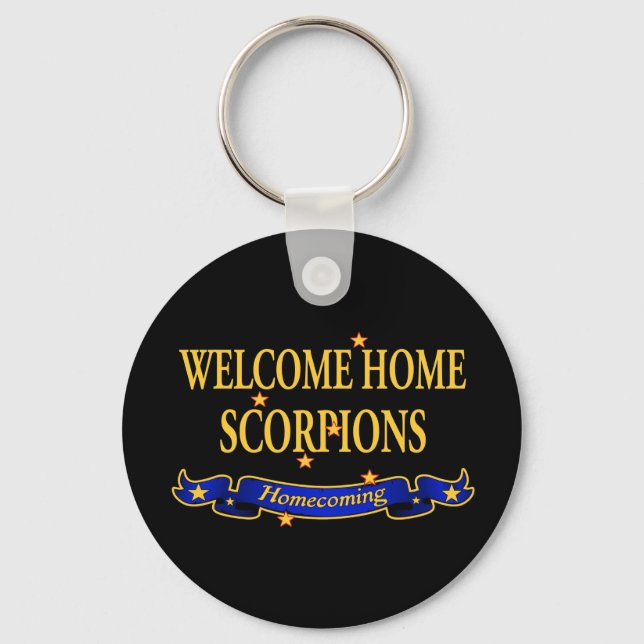 Welcome Zuhause Scorpions Schlüsselanhänger (Vorderseite)