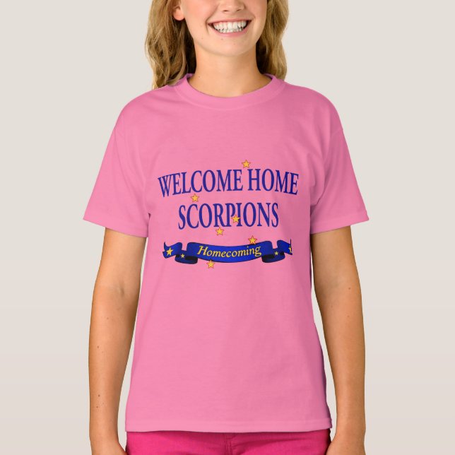 Welcome Zuhause Scorpions T-Shirt (Vorderseite)