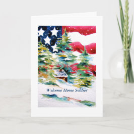 Welcome Zuhause Soldier Hanukkah Card Feiertagskarte