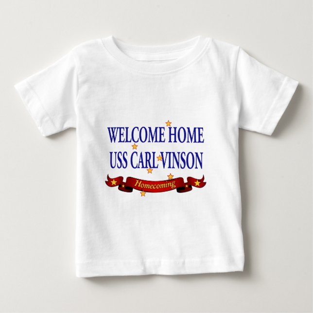 Welcome Zuhause USS Carl Vinson Baby T-shirt (Vorderseite)